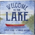 thumbnail image 3 of Metaverse Tara Reed 'Lake Living (welcome lake)' Canvas Art (Set of 2), 3 of 4
