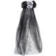 thumbnail image 1 of Inteprter Diadema para Cosplay para Halloween, tamaño General, mano de obra exquisita, tela para el pelo de Cosplay de novia Kits de decoración para fiestas gris negro, 1 of 6