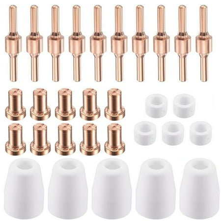

Geege 30 Pcs Cut-40 Lgk-40 Pt-31 Plasma Cutter Torch Consumables Accessory Set