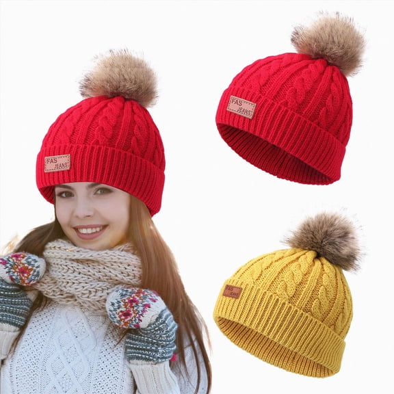 1-4 Years Toddler Kids Beanie Warm Knit Cute Hat Winer Kids Hat