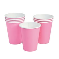 Candy Pink 9 Oz Paper Cup (24Pc) - Party Supplies - 24 Pieces