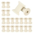 thumbnail image 1 of 20 Pcs Bobina de Madera para Manualidades, 1.2"/30 mm Bobinas Vacías de Madera para Hilo Cuerda Cinta (Madera), 1 of 1