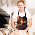 thumbnail image 3 of How to Train Y×our Dra×gon Waist apron with 1 pocket, kitchen cooking apron, HD printed apron, gift, 3 of 5