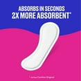 thumbnail image 2 of Carefree Acti-Fresh Body Shape Pantiliners Long To Go Unscented Liners, 42 Count, 2 of 4