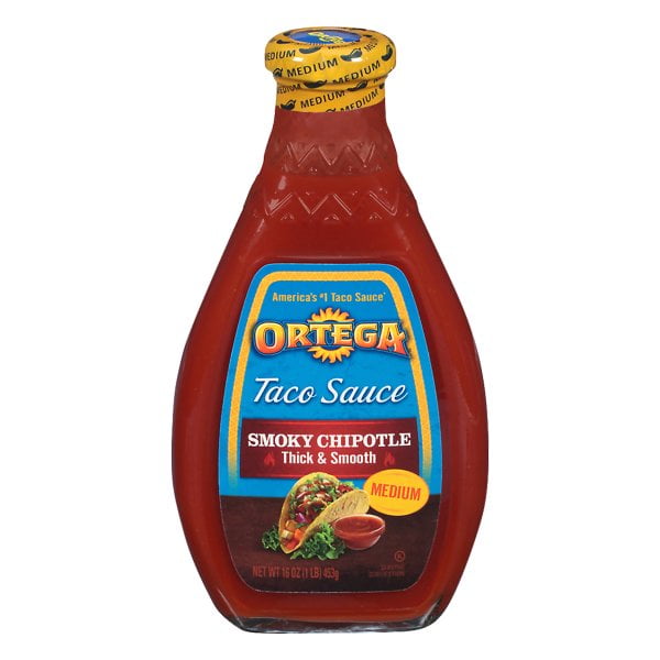 OrtegaÂ® Smoky Chipotle Medium Taco Sauce 16 oz. Bottle