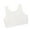 j18-White, variant on LIIPEE Girls Underwear Kids Cute Solid Color Scoop Neck Racerback Sports Bras Casual Lightweight Soft Comfortable Breathable Seamless Training Bra,9-13 Years