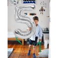thumbnail image 4 of ALYLY 40-inch Silver Large Aluminum Foil Number BalloonBirthday Party Celebration Decoration Large Balloon (40-inch Silver) (4), 4 of 4