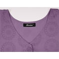 thumbnail image 7 of Bimba Womens Solid Sleepwear Set 2 Pcs Short & Top Casual Nightwear Loose Fit Loungewear, 7 of 7