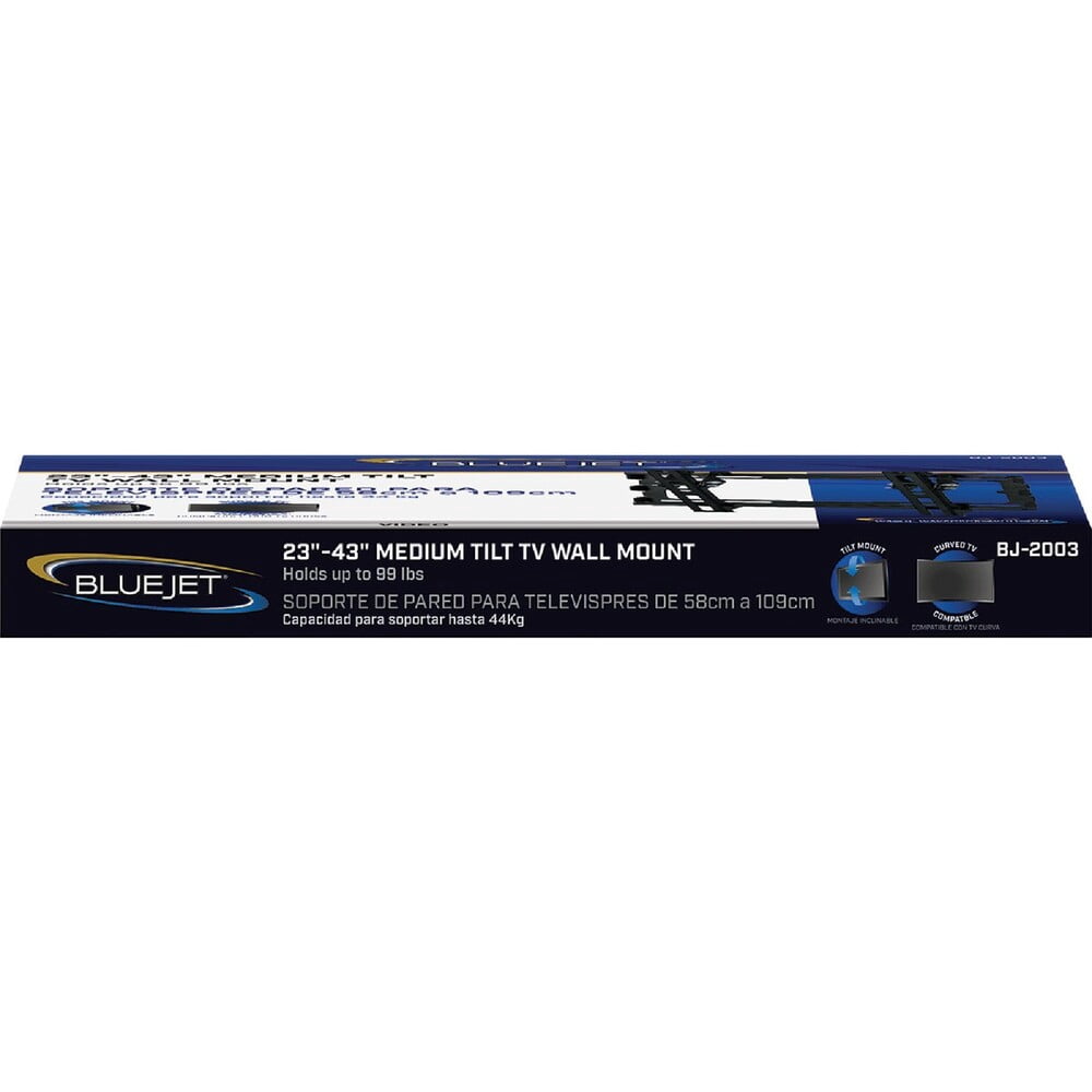 Blue Jet Black 23 In. to 43 In. Medium Tiltable TV Wall Mount BJ-2003