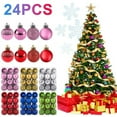 thumbnail image 2 of Christmas Ball Ornaments 24Pcs 1.18-Inch Christmas Tree Decorations for Xmas Tree Balls, Ideal for Holiday Christmas Party Wreath Tabletop Tree Decor Ornaments, 2 of 12