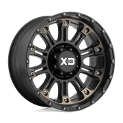 KMC-XD Wheels XD82929050912N XDWXD82929050912N HOSS 2 20x9 5x127.00 SATIN BLACK MACH W/ DARK TINT CLEAR COAT (-12 mm)