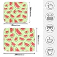 thumbnail image 2 of Ryvnso Summer Watermelons Dish Drying Mat for Kitchen Countertop 18x24 Large Dish Pad Drainer Rack Dish Sink Mats, 2 of 7