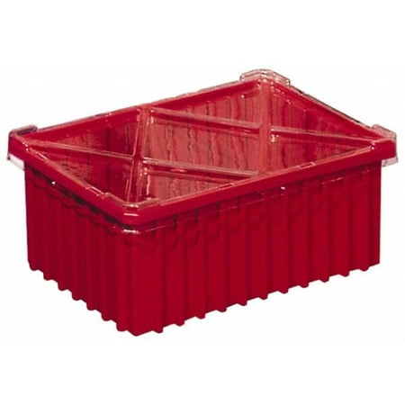 

20 Count Akro-Mils 33105RED Akro-Grid Dividable Plastic Storage Boxes 0.16 CuFt