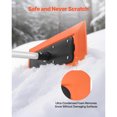 thumbnail image 5 of KFFKFF Snow Roof Rake, 4ft Long Reach Car Roof Snow Scraper,17.7 in Foam Blade for Scratch-Free Use, Non-Slip Handle, Lightweight Tool for Removing Snow, Leaves, and Debris from Vehicles and Rooftops, 5 of 9