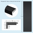 thumbnail image 4 of Sunwings Matte Black 12 in. x 0.18 in. Aluminum Peel and Stick Backsplash Tile Edge Trim (10 Piece), 4 of 5