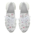 thumbnail image 5 of Pink Love Heart LOVE Walking Shoes for Men Woman Lightweight Tennis Fashion Elastic Sports Shoes Cushion Basketball Shoes, 5 of 7