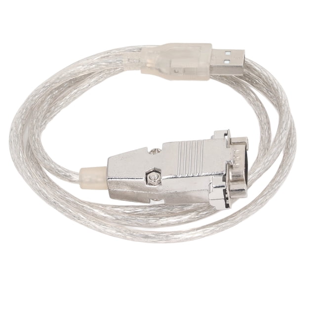 Adapter USB To Serial Adapter 3.3ft USB To RS232 Male 9pin DB9 Serial Cable For 11 10 8 7 XP Vista 2000 98 For OS X 8 Silver