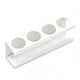 thumbnail image 3 of Soporte para cepillo de dientes eléctrico con 4 ranuras, organizador de cepillado dental para montaje en pared, almacenamiento Blanco, 3 of 8