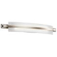 thumbnail image 1 of Kichler Lighting 45088PN Freeport 4 Light Incandescent Bath Fixture, Polished Nickel with Etched Linear Textured Glass, 1 of 1