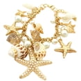 thumbnail image 2 of Naturegr Beach Bracelet Cute Adjustable Gold Plated Ocean Multi-style Chain Beach Bracelet, 2 of 7