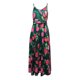 thumbnail image 5 of Moda para mujer Sexy cuello en V sin mangas ahueca hacia fuera impreso estampado Mid Claf vestidos Fridja  hjkh6404, 5 of 5