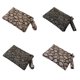 thumbnail image 4 of Jumpingount Bolso de mano de gran capacidad, exquisito bolso de mano de piel sintética para mujer, bolso con patrón de serpiente, bolsos de noche Bolsas de mensajero y de hombro Negro, 4 of 6