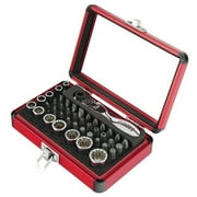 Sunex 9732 44-Piece 1/4 in. Drive Mini Dual Flex Head Ratchet with Socket and Bit Set