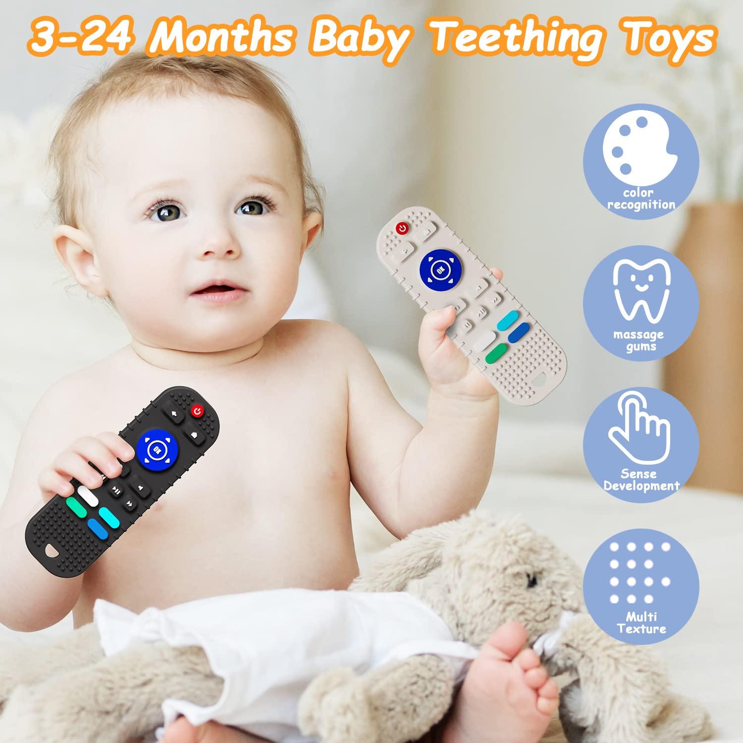 Zendure Soft Silicone Teething Toys, Remote Control, 2-Pack photo 3