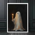 thumbnail image 2 of Arte gótico de pared oscura, bruja de cuervo victoriano, lienzo, pósteres al óleo e impresiones, Fondo de Halloween, decoración, 2 of 4
