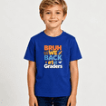 thumbnail image 2 of Boys Graphic T Shirt Bruh We Back First Grader Design Short Sleeve Kids Tees School Style 100% Cotton Soft Child Tops 4-13Y, 2 of 5