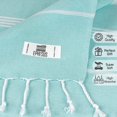 thumbnail image 5 of Ephesus Towels Toallas De Mano - Juego De 2 | 18.0 X 30.0 In – Toalla De Mano Turca Decorativa Para Baño, Cocina, Cara De Invitados, Pelo, Té (Menta Diamante), 5 of 5