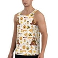 thumbnail image 2 of Haiem Cute Bee Honey Jar Hive Bear Men Workout Tank Top Gym Bodybuilding Sleeveless Muscle T Shirts Athletic Tank Breathable Workout Shirt-X-Large, 2 of 9