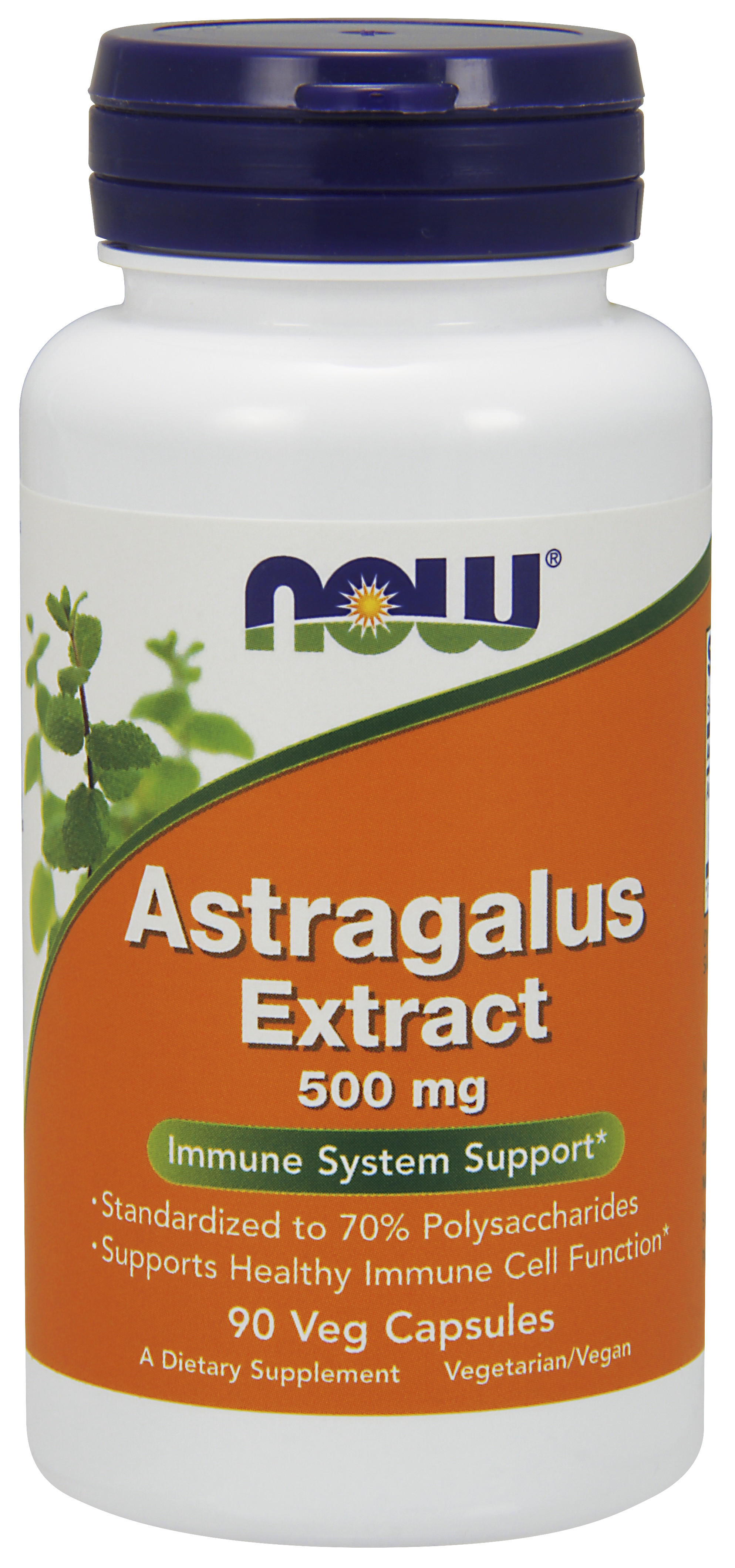 NOW Supplements, Astragalus Extract 500 mg (Standardized to 70 Polysaccharides), 90 Veg