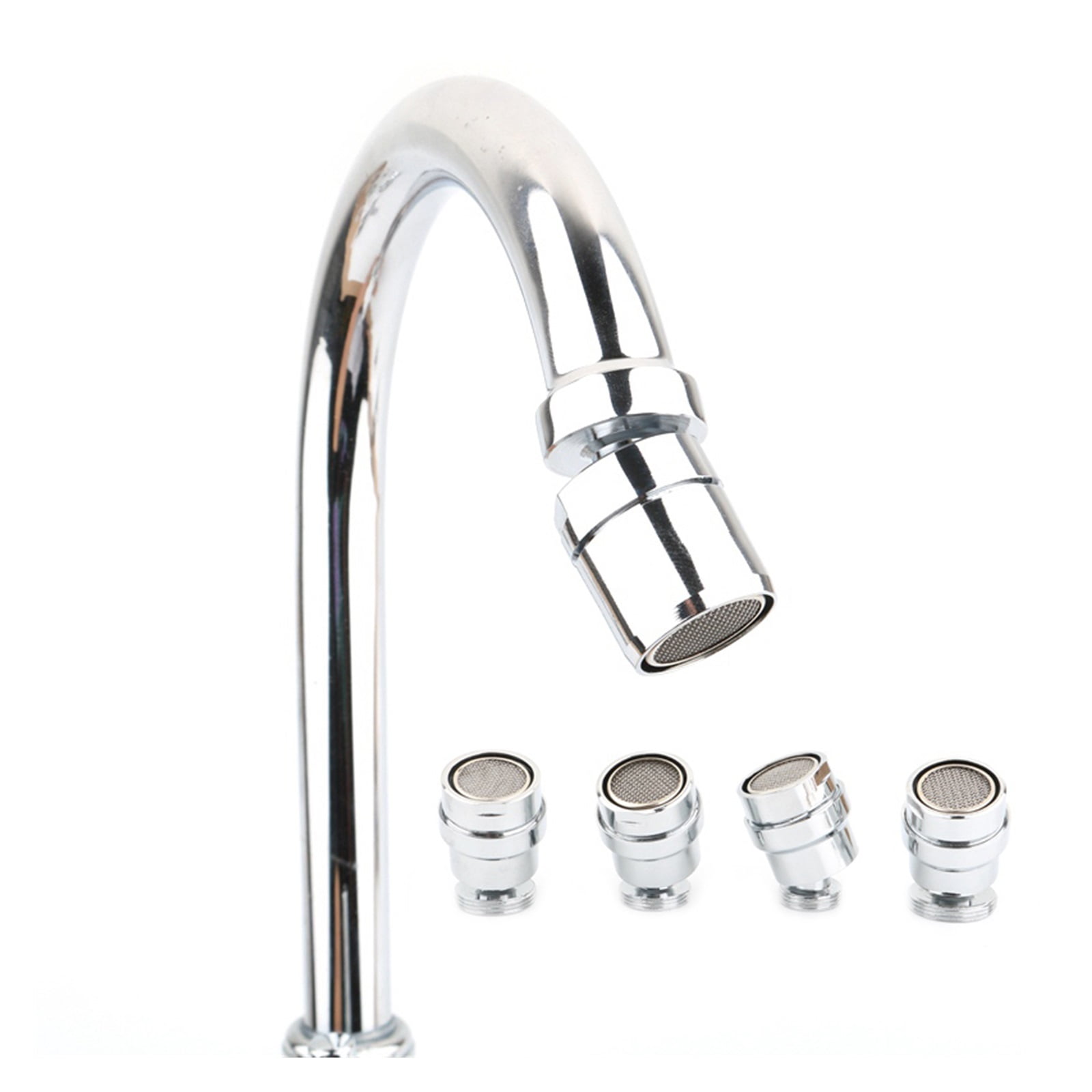 Swivel Sink Chrome Faucet Aerator For Face, Eyewash, And Gargle - 360 Rotate Water Saving Aerator,for Kitchen Or Bathroom ,Durable Material