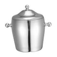 thumbnail image 3 of Cubo de hielo,Cubo de hielo de acero inoxidable para enfriar bebidas,Cubo engrosado Cubo enfriador de bebidas,Enfriador de champán para uso doméstico,Contenedor portátil con forma de Estilo A, 3 of 8