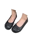 thumbnail image 3 of oqasdz Women Casual Shoes Elegant Bow Knot Detail Flat Dressy Shoes for Comfort Everyday Slip On Low Cut Ballet Shoes Trendy Outdoor Summer, 3 of 7