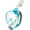 Clear/Aquamarine, variant on Cressi Baron Adult Snorkeling Full Face Mask
