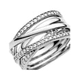 thumbnail image 4 of Anillo Pandora Entrelazado Esterlina Original Joyería Fina 190919Cz | Talle 48 | Joyería De Lujo Para Mujer | Ideal Para Regalo Elegante | Compatible Con Charms Pandora, 4 of 5