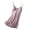 Pink, variant on Women's Lightweight Robe Fashionable Sleeveless Solid Color Spaghetti Strap Loose Home Clothes Nightgowns with Chest Cushion