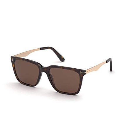 Sunglasses Tom Ford FT 0862 Garrett 52E Shiny Classic Dark Havana W. Rose Gold T