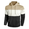 thumbnail image 3 of MHFRRA Sudadera Informal con Capucha y Manga Larga con Diseño de Color para Ropa Deportiva, Cómoda y Ligera Marrón, 3 of 6