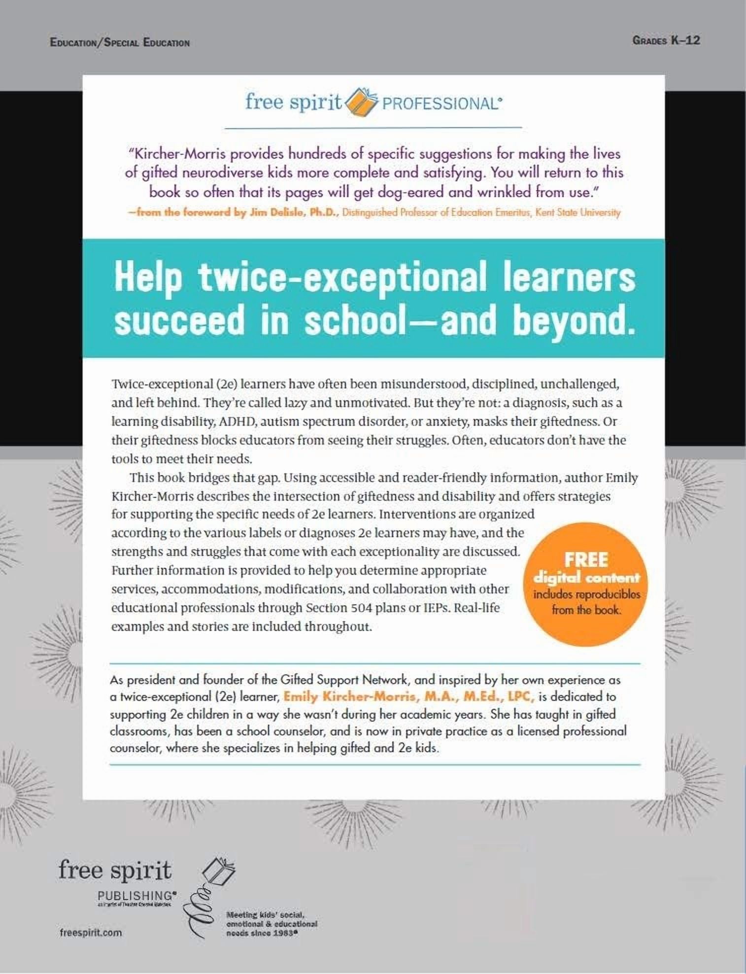 Free Spirit Professional(r) Teaching Twice-Exceptional Learners in Today's Classroom, (Paperback)