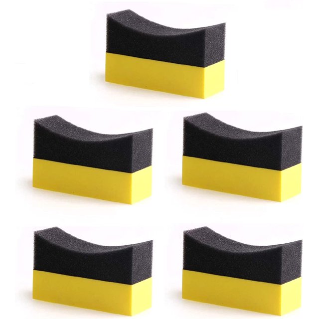 Esponjas multiusos para lavado de coches, esponja de limpieza para pulir zapatos, esponja de espuma para lavado de coches, espuma de abrillantado para coche, 5 uds. brillar Electrónica
