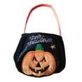 thumbnail image 5 of Mornei Halloween Trick or Treat Bag Kids Gifts Bag Multipurpose Halloween Candy Basket Single Pumpkin, 5 of 9