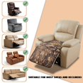 thumbnail image 6 of Kuiaobaty Highland Cow Print Quilted Reclining Sofa Slipcover, Camo Hunting Non Slip Armless Seat Cushion Cover, Breathable Washable Furniture Protector Perfect Gift for Family, 6 of 7