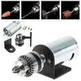 thumbnail image 4 of Hand DC 12V-36V Lathe Press 555 Motor with Miniature Hand Drill Chuck and Mounting Bracket DIY Tool Set, 4 of 7