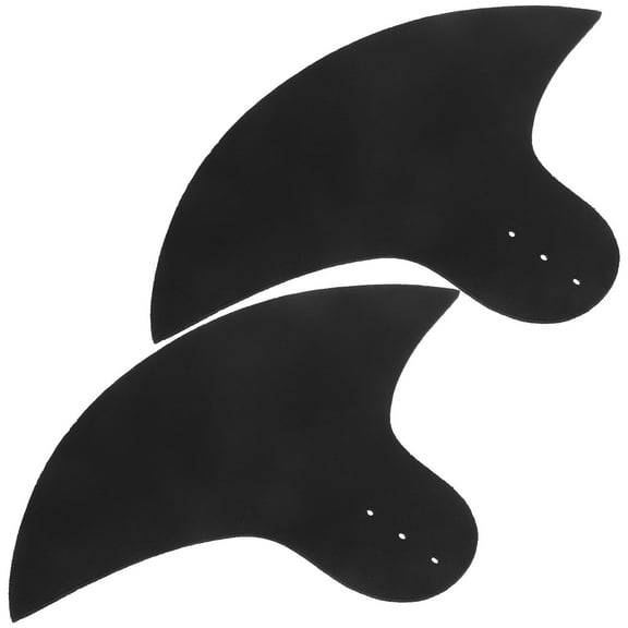 PBPBOX 2Pcs Portable Drum Cymbal Rubber Pads Easy Install Mute Pads for Cymbals Black