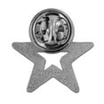 thumbnail image 3 of PinMart's Silver Plated 3-D Star Cut-Out Lapel Pin, 3 of 3