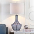 thumbnail image 4 of SAFAVIEH Mercury 34.5 in. H Solid Glass Table Lamp, Blue, 4 of 7