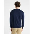 thumbnail image 3 of Free Assembly Men's Cozy Yarn Everyday V-Neck Sweater with Long Sleeves, Size XS-3XL, 3 of 5